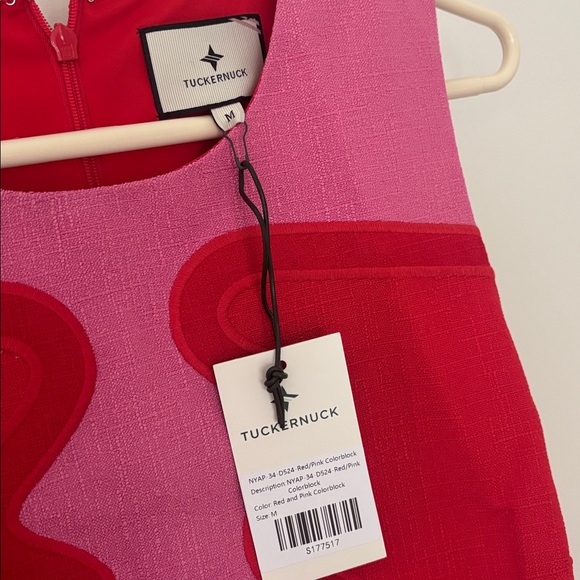 Tuckernuck Poppy and Hot Pink Placed Embroidery Marlowe Dress - Picture 2 of 3